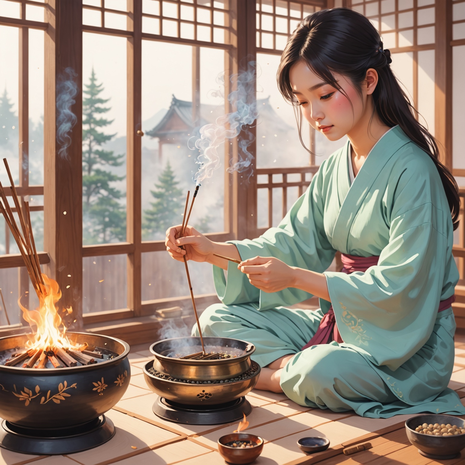 安全で効果的なお香使用時の注意点