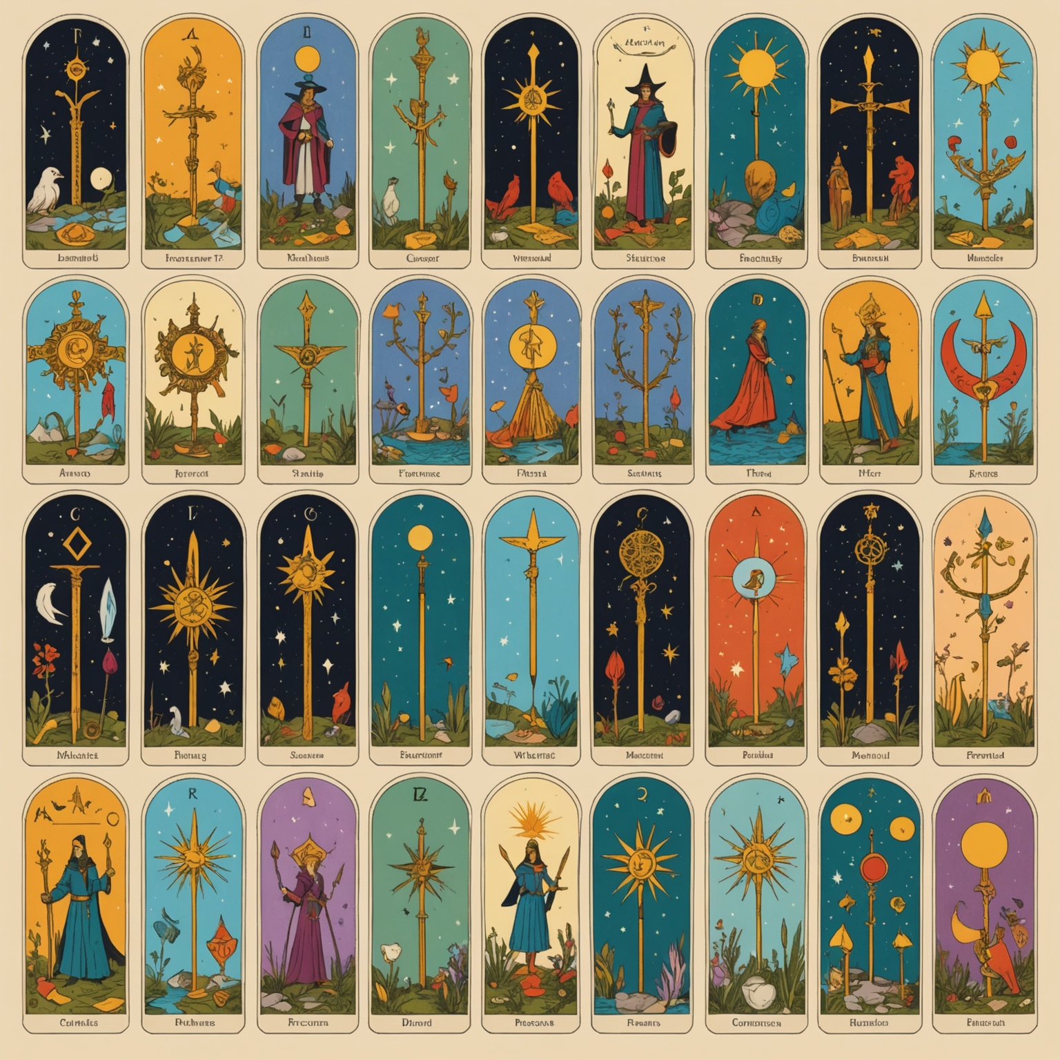 タロットカードの基本構成と大アルカナ・小アルカナの違い